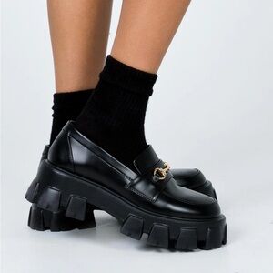 Princess Polly Penny Lane platform loafers